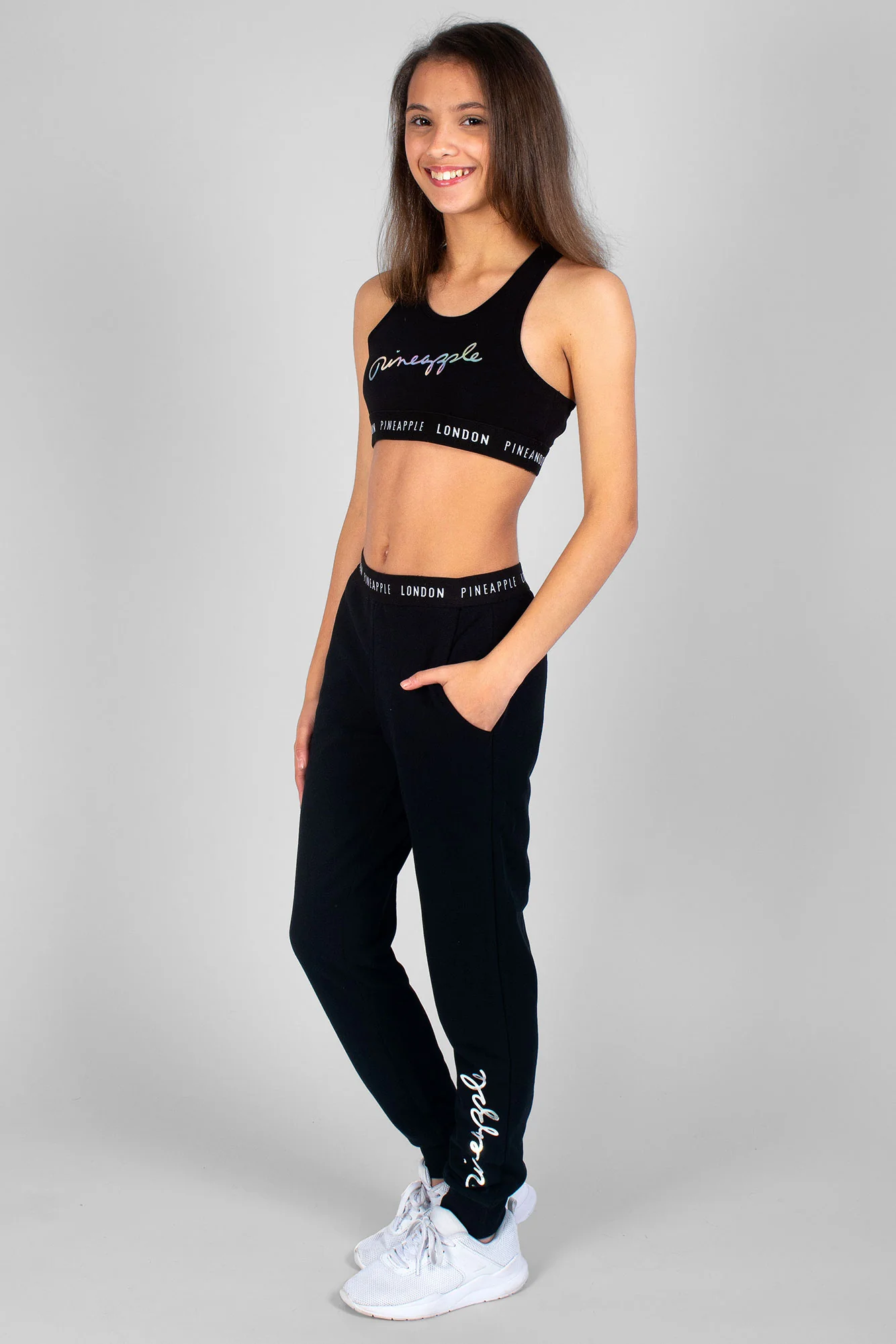 Tape Hem Script Crop Top - Image 4