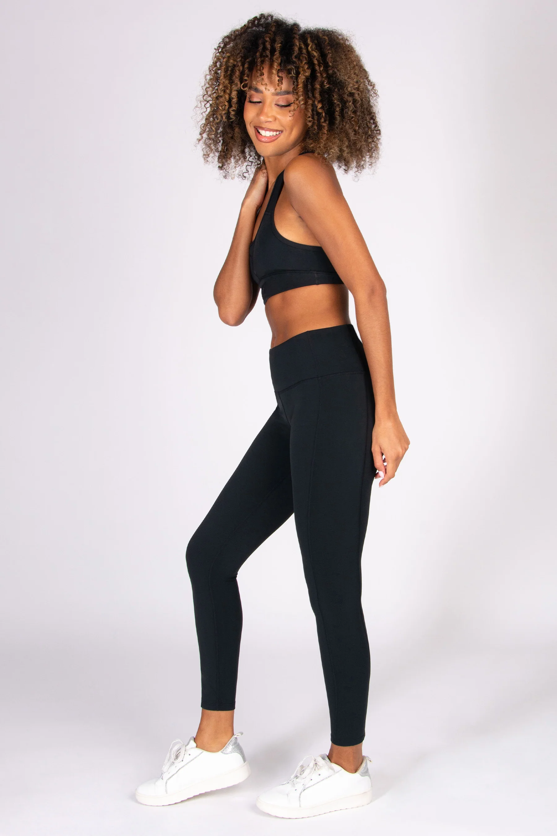 Super Soft High Waisted Yoga 7/8 Leggings - Image 5