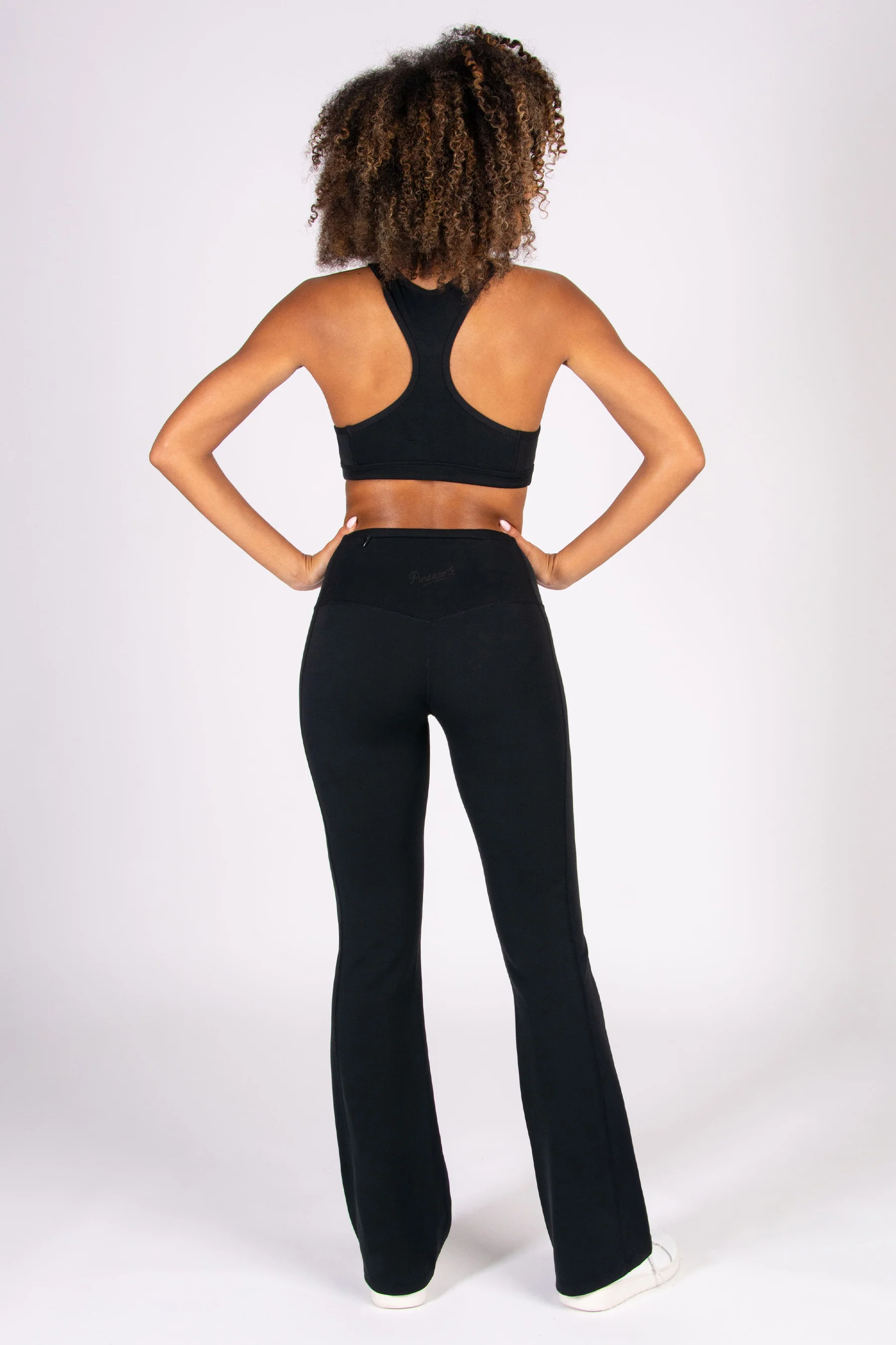 Super Soft High Waisted Yoga Bootcut Jersey Trouser Pants - Image 6
